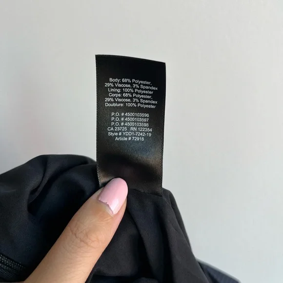 Aritzia Babaton - Skirt (Navy Plaid) - Picture 5 of 5